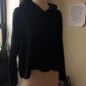 FOREVER 21 BLACK HOODIE